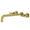 Kingston Brass KS8057ML Wall Mount Tub Faucet, Brushed Brass KS8057ML - alternate 1